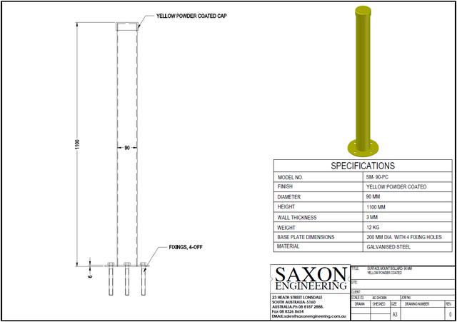 Bollards SM-90-PC